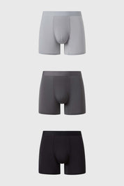 Boxer Hombre Tripack Negro