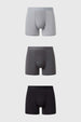 Boxer Hombre Tripack Negro