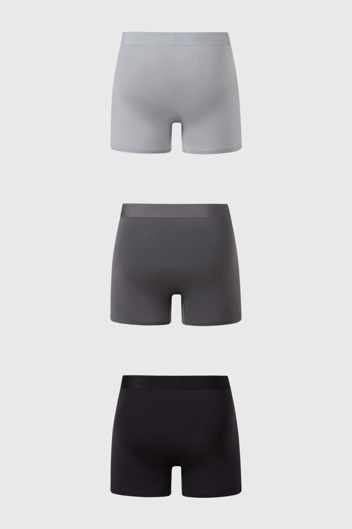 Boxer Hombre Tripack Negro