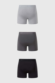 Boxer Hombre Tripack Negro