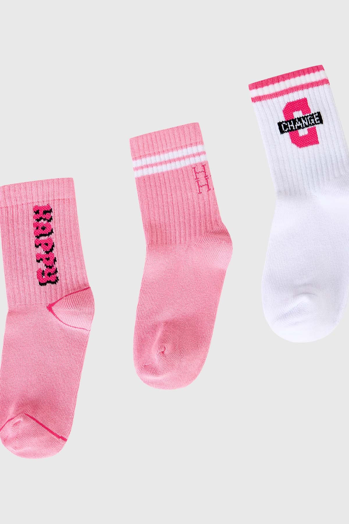 Calcetín de Vestir Niña Tripack Rosado