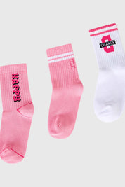 Calcetín de Vestir Niña Tripack Rosado