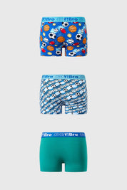 Boxer Niño Tripack Full Rapport Azul