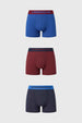 Boxer Hombre Tripack Medio Azul Marino