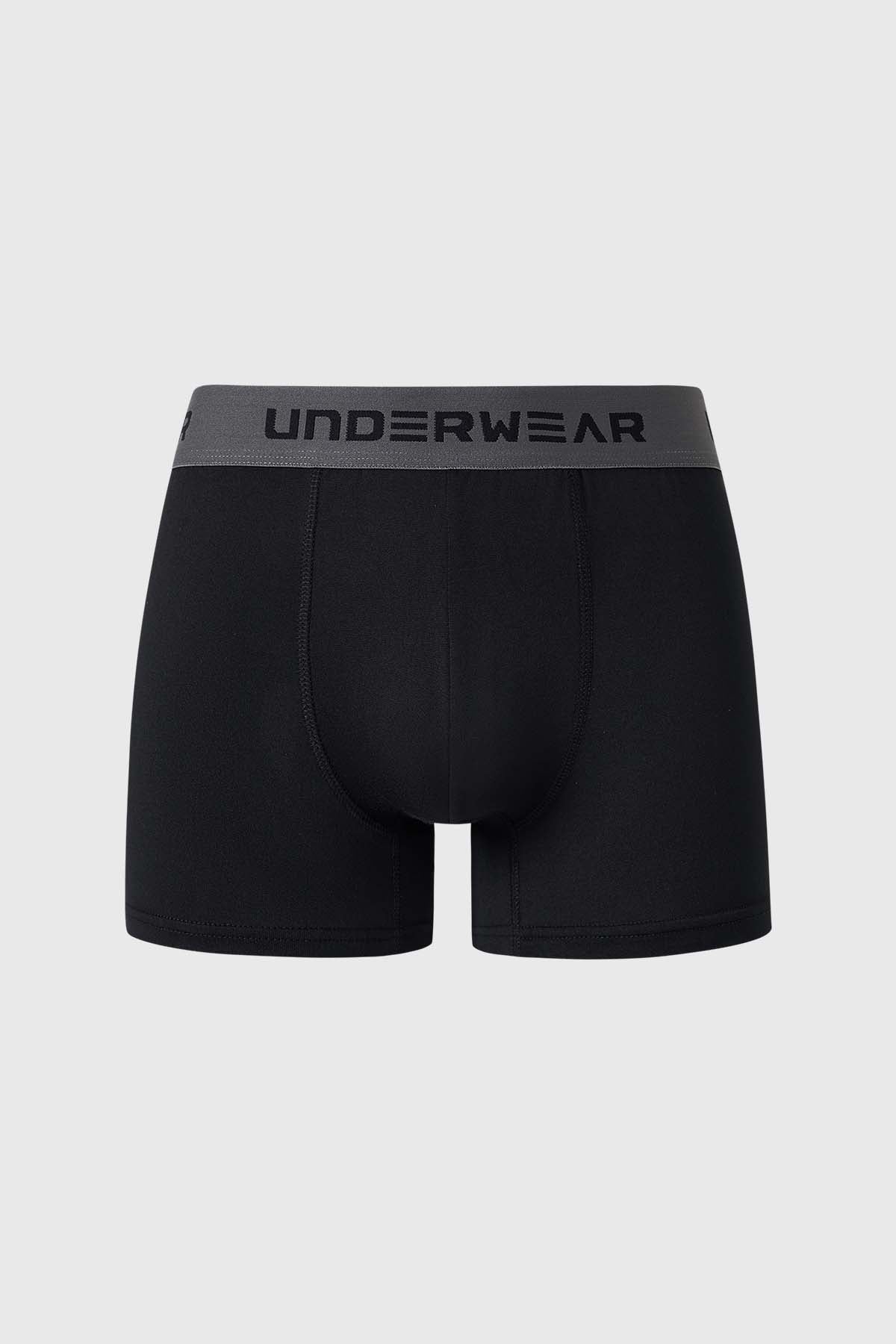 Boxer Hombre Tripack Medio Negro