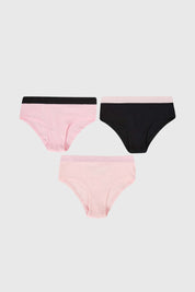 Calzón Niña Tripack Pantaleta Rosado