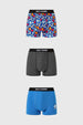 Boxer Niño Tripack Azul