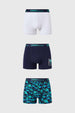 Boxer Niño Tripack Azul Marino