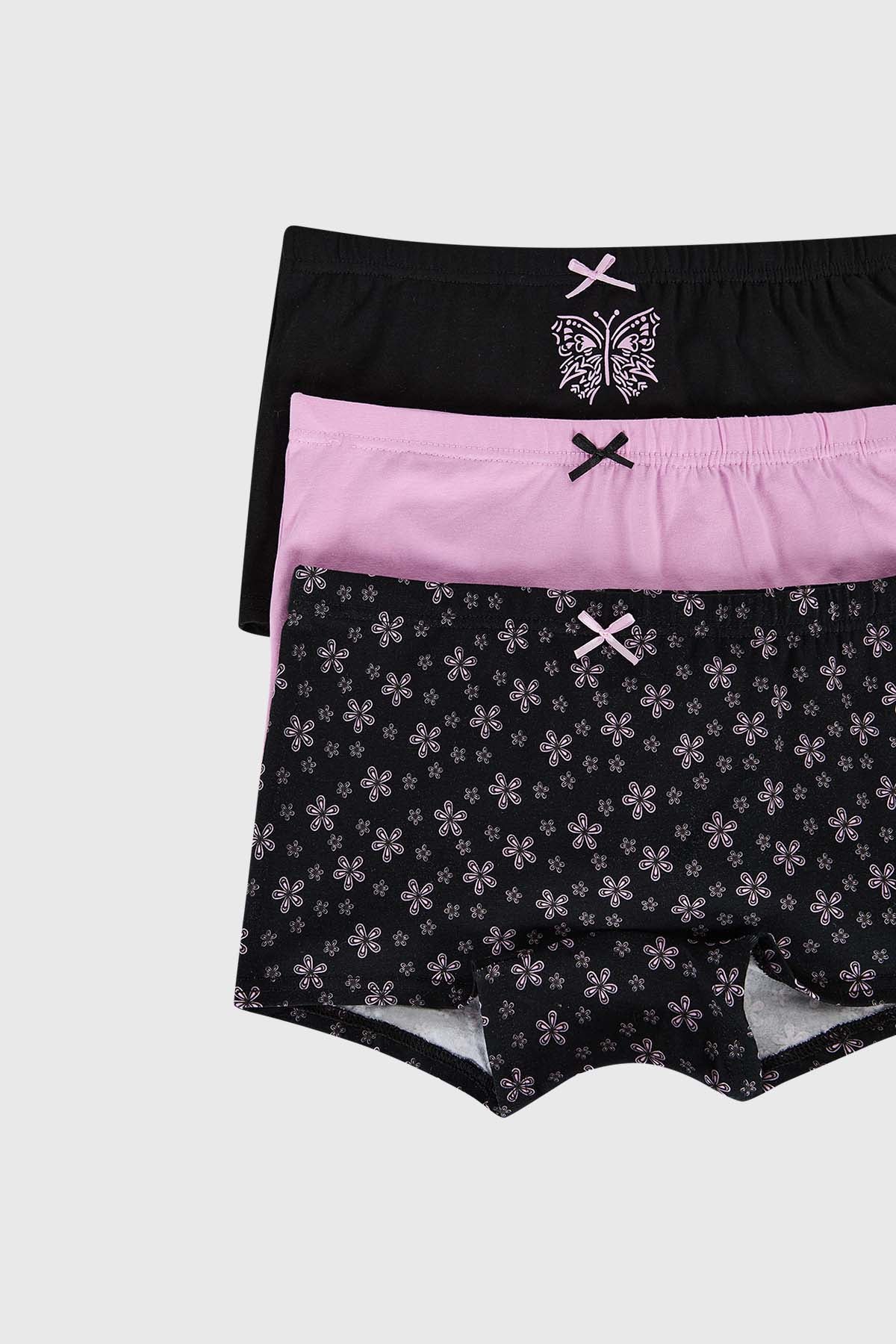 Calzón Niña Tripack Pretina Teens Violeta