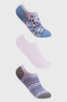 Calceta Deportiva Mujer Tripack Blanco