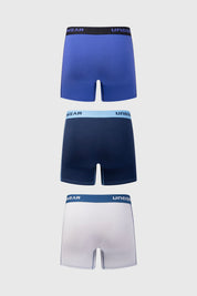 Boxer Hombre Tripack Largo Gris