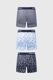Boxer Hombre Tripack Rapport Azul Marino
