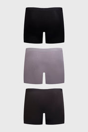 Boxer Hombre Tripack Negro