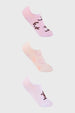 Calceta Deportiva Mujer Tripack Rosado