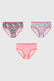 Calzón Niña Tripack Pantaleta Rosado