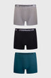 Boxer Hombre Tripack Bamboo Gris