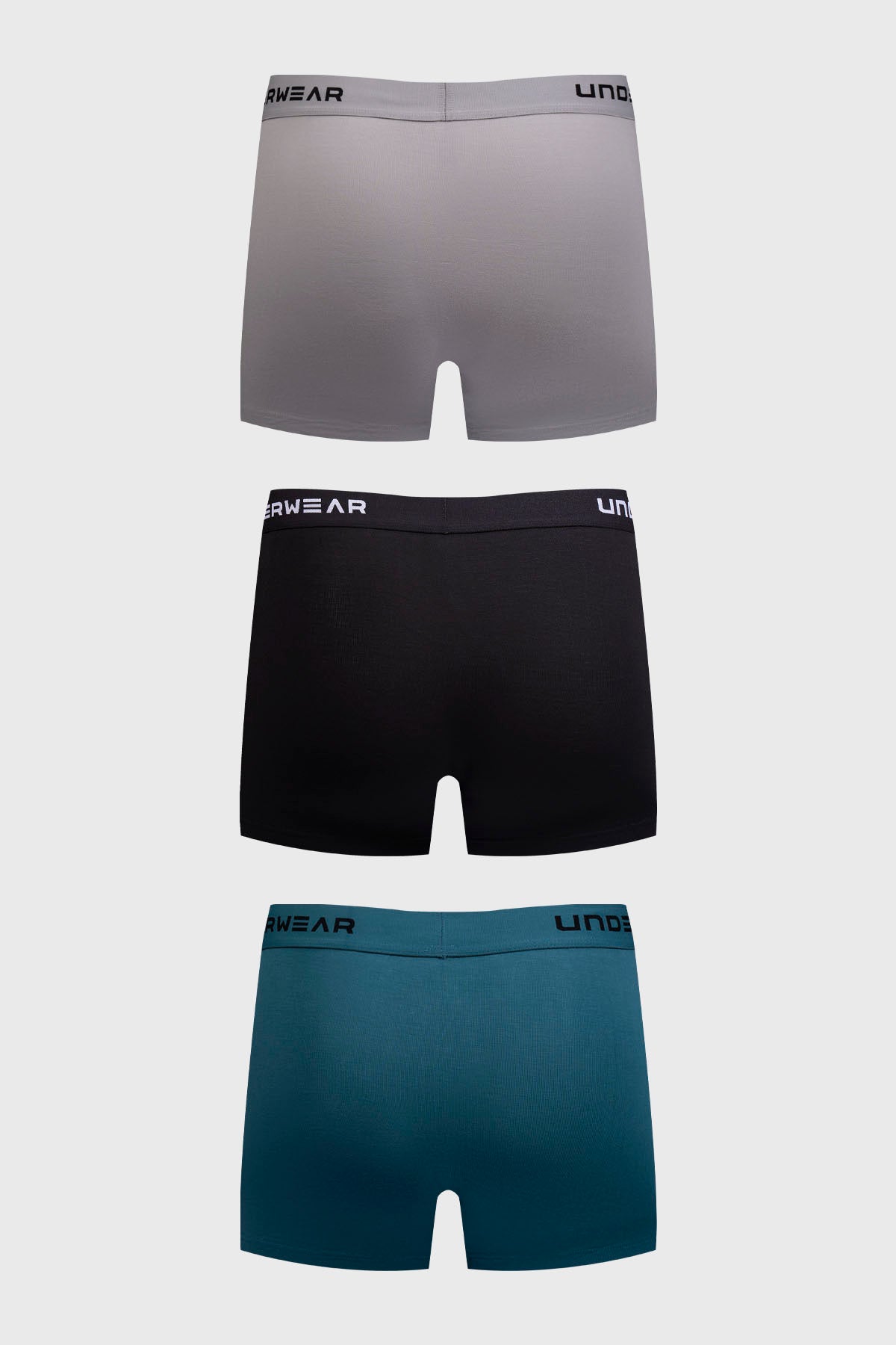 Boxer Hombre Tripack Bamboo Gris