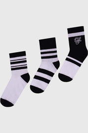 Calcetín Niño Tripack Negro