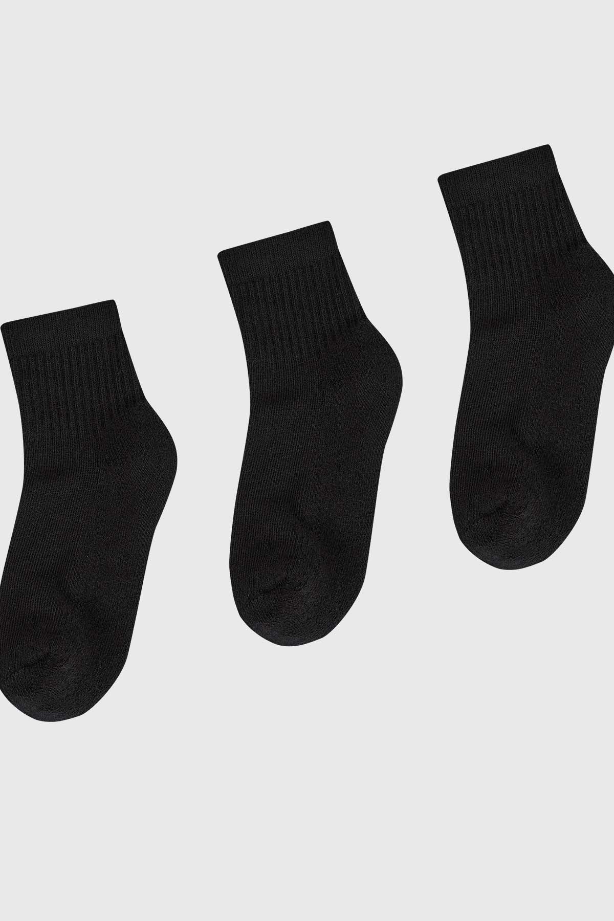 Calcetín de Vestir Hombre Tripack Negro