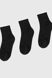 Calcetín de Vestir Hombre Tripack Negro