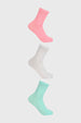 Calcetín Mujer Tripack Celeste