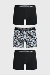 Boxer Hombre Tripack Liso Negro