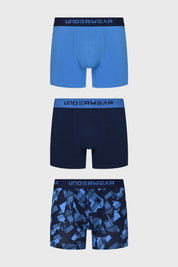 Boxer Hombre Tripack Liso Calipso