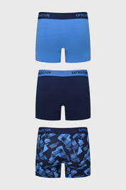 Boxer Hombre Tripack Liso Calipso