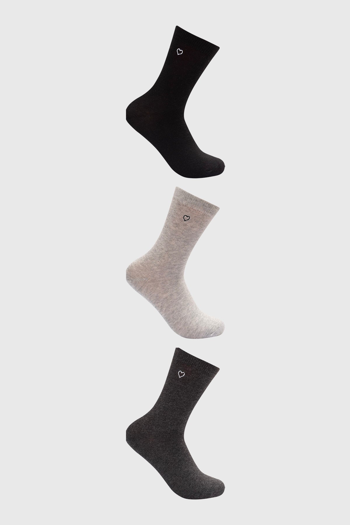 Calcetín Mujer Tripack Negro