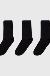 Calcetín Niño Tripack Unisex Azul Marino