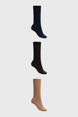 Calcetín Hombre Tripack Negro