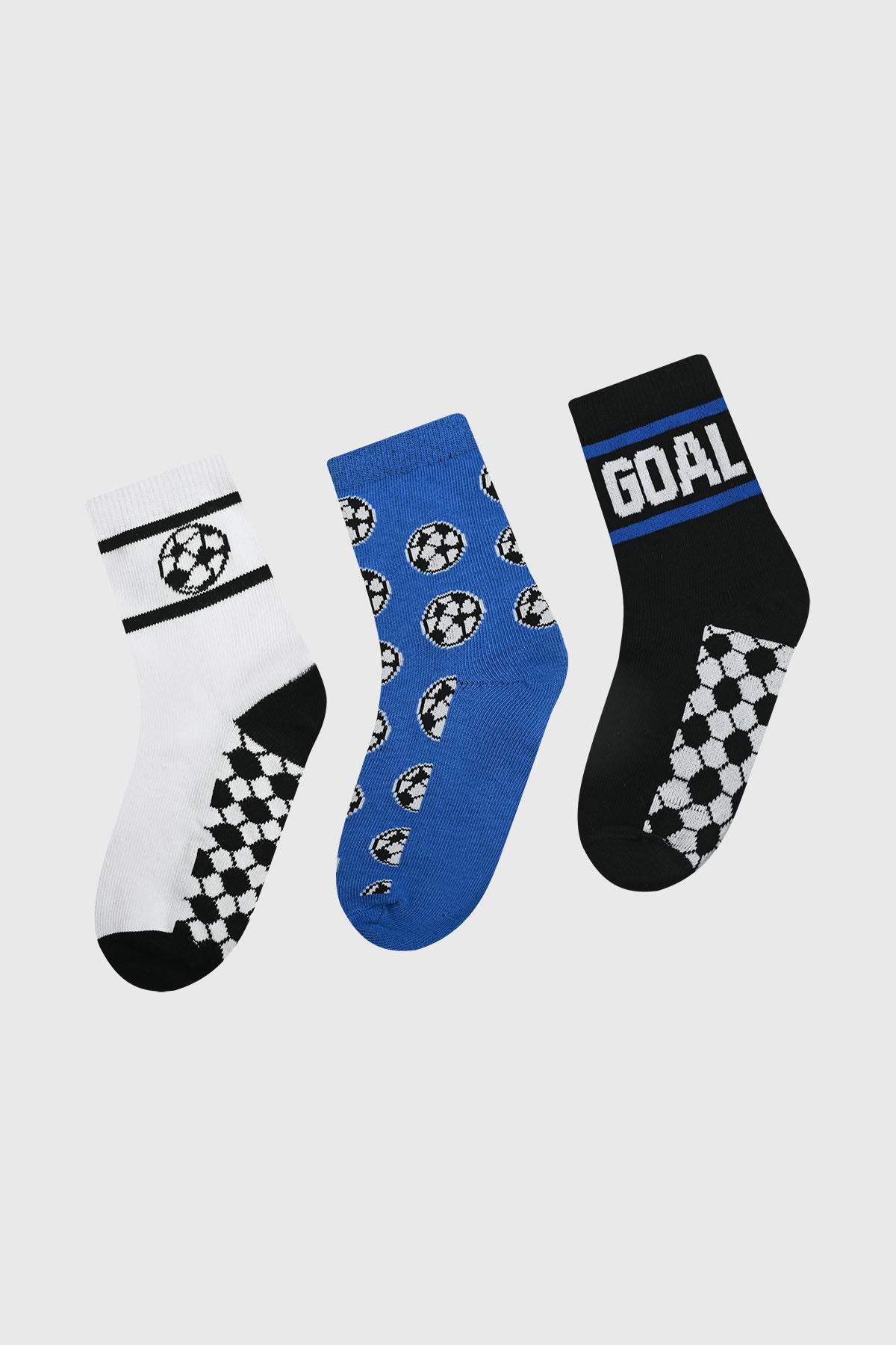 Calcetín Niño Tripack Azul