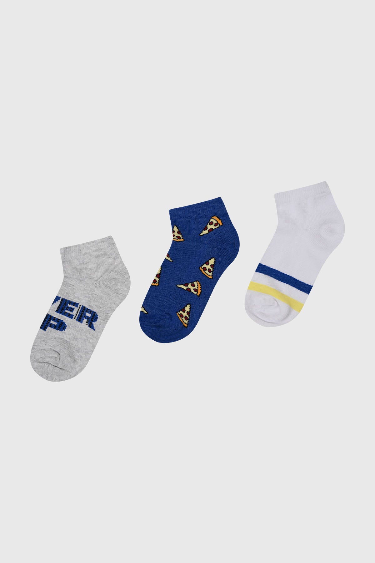 Calceta Deportiva Niño Tripack Azul