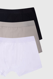 Boxer Niño Tripack Escolar Azul Marino