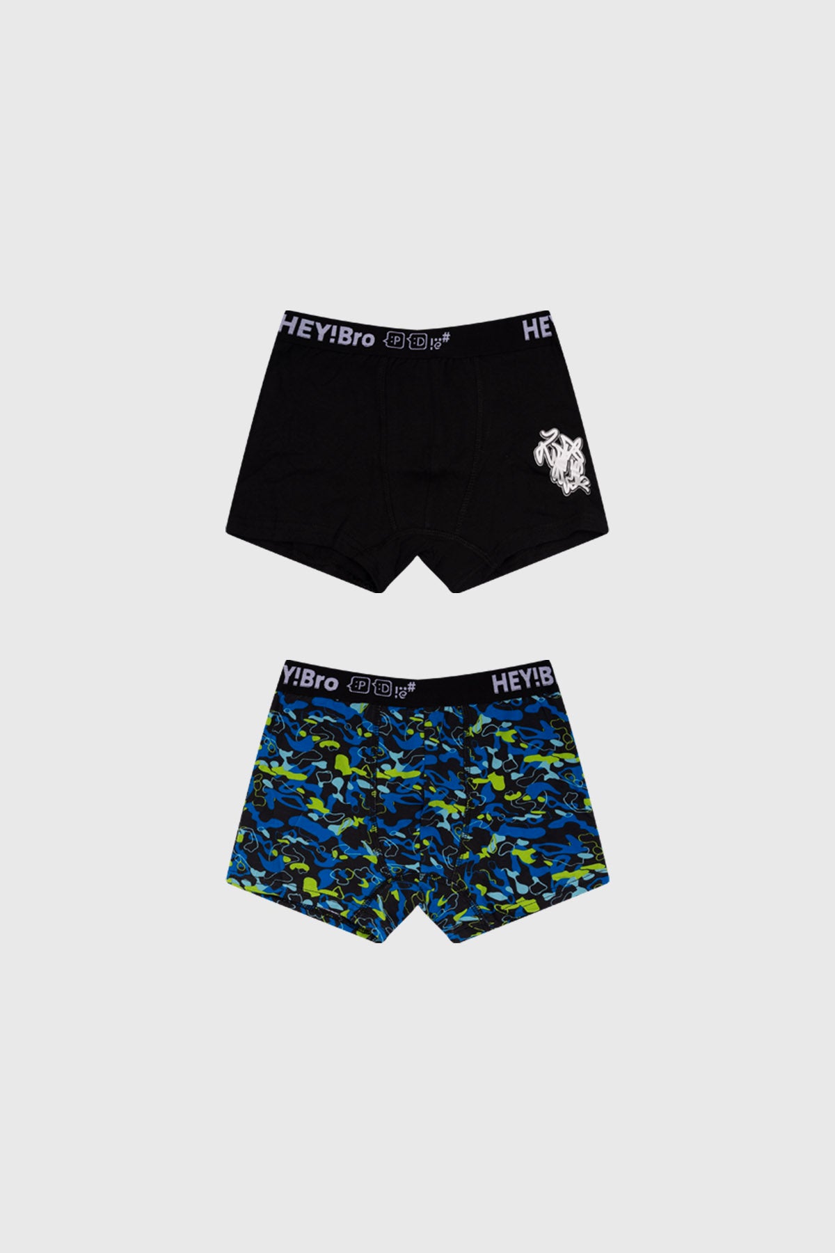 Boxer Niño Bipack Print Azul