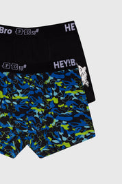 Boxer Niño Bipack Print Azul