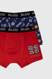 Boxer Niño Bipack Print Rojo