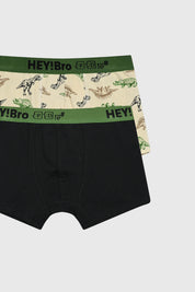 Boxer Niño Bipack Print Verde