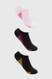 Calceta Deportiva Mujer Tripack Negro