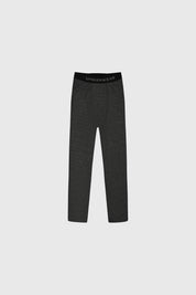 Boxer niño color marengo liso con diseño largo y cintura elástica negra ideal para primera capa