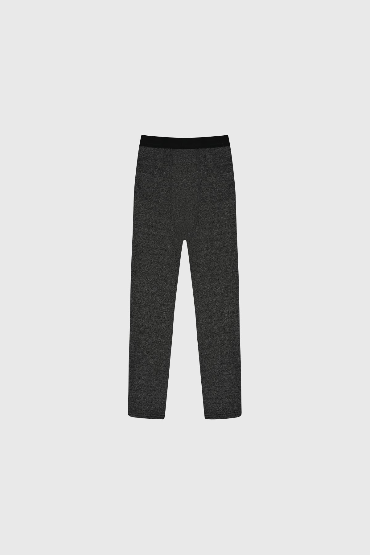 Boxer niño color marengo liso con diseño largo y cintura elástica negra ideal para primera capa