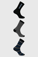 Calcetín Hombre Tripack Gris