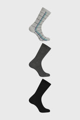 Calcetín Hombre Tripack Gris
