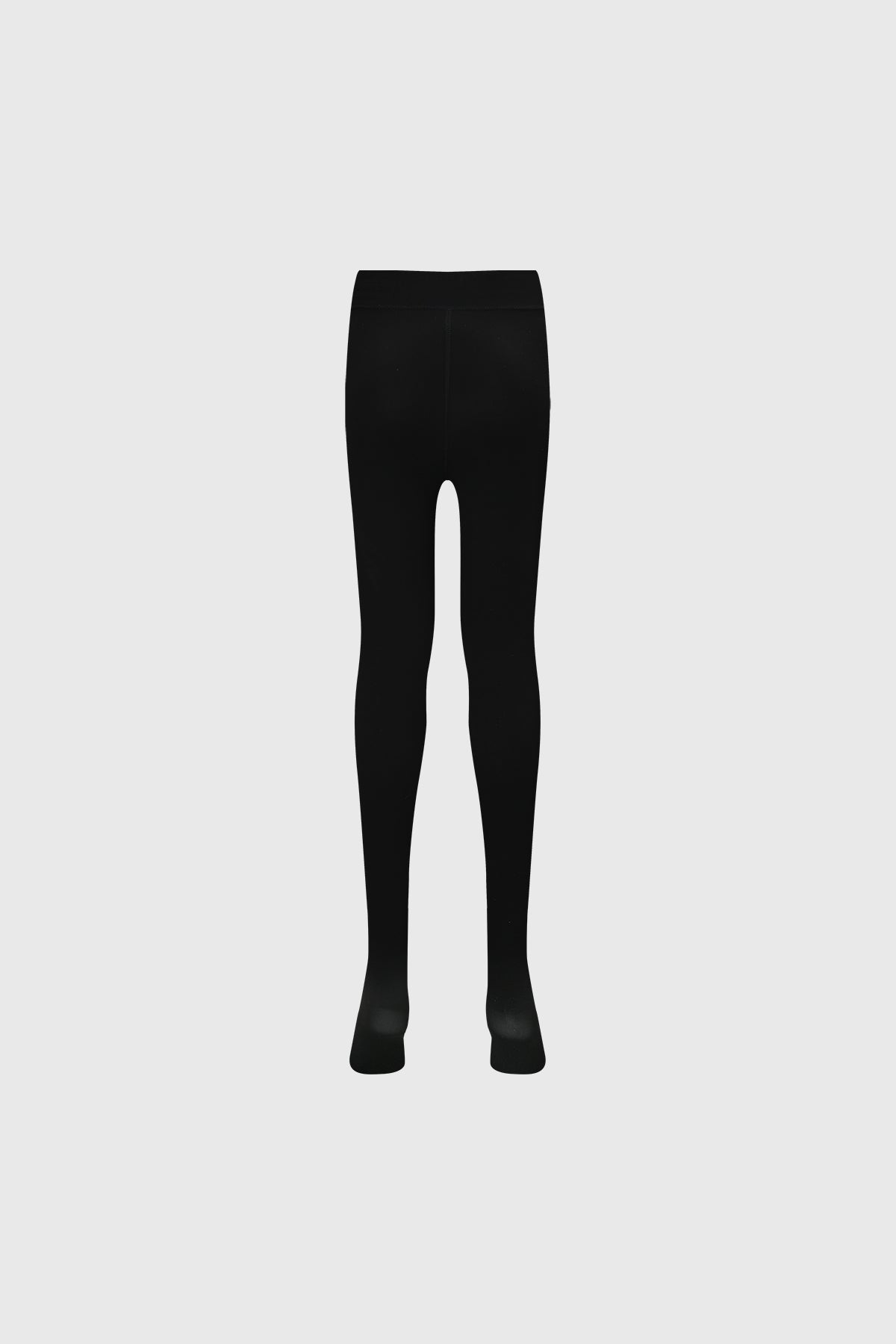 Pantys negras lisas para mujer con efecto piel y dise_x0003_o t_x000E_9rmico sin estampa visibles