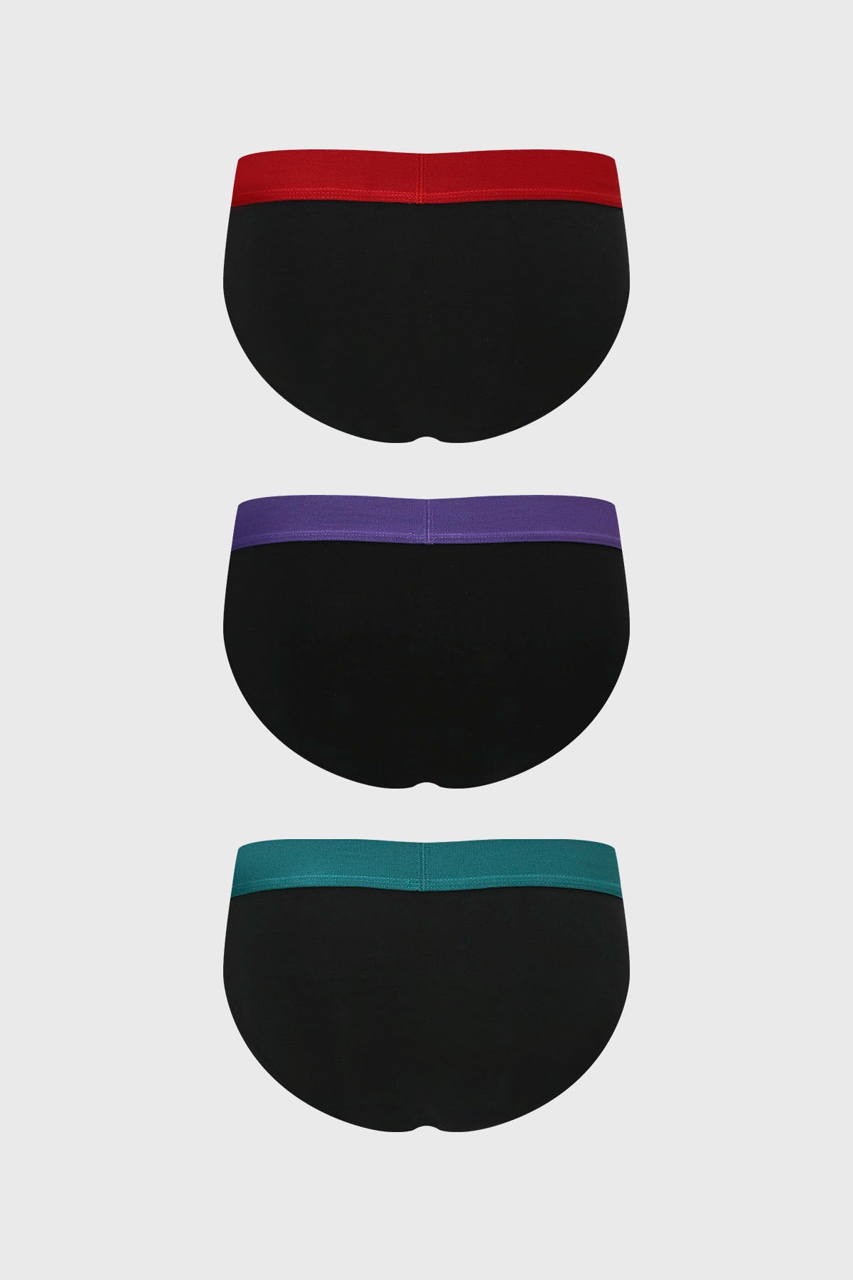 Boxer Hombre Tripack Liso Negro