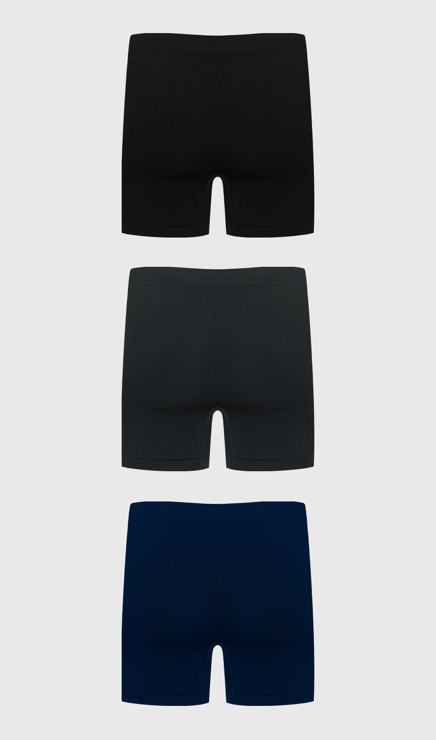 Boxer Hombre Tripack Negro