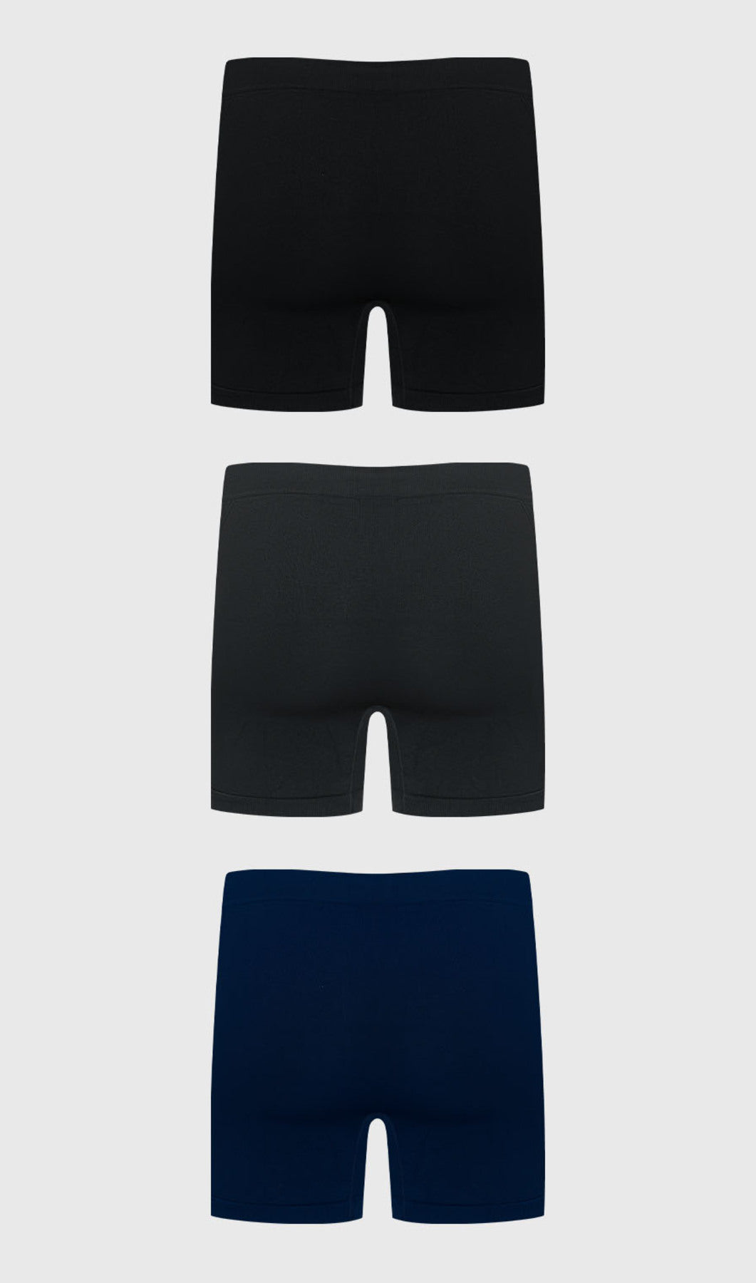 Boxer Hombre Tripack Negro