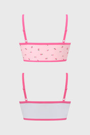 Sostén Niña Bipack Peto Colores Lisos Blanco