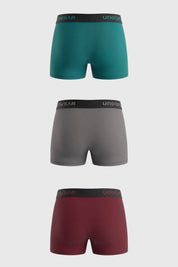 Boxer 3Pack Hombre Turquesa