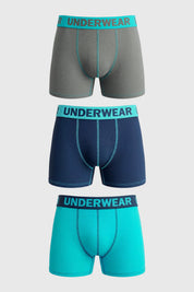 Boxer Hombre 3Pack Azul